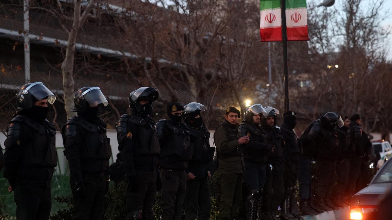 Iranian students protest