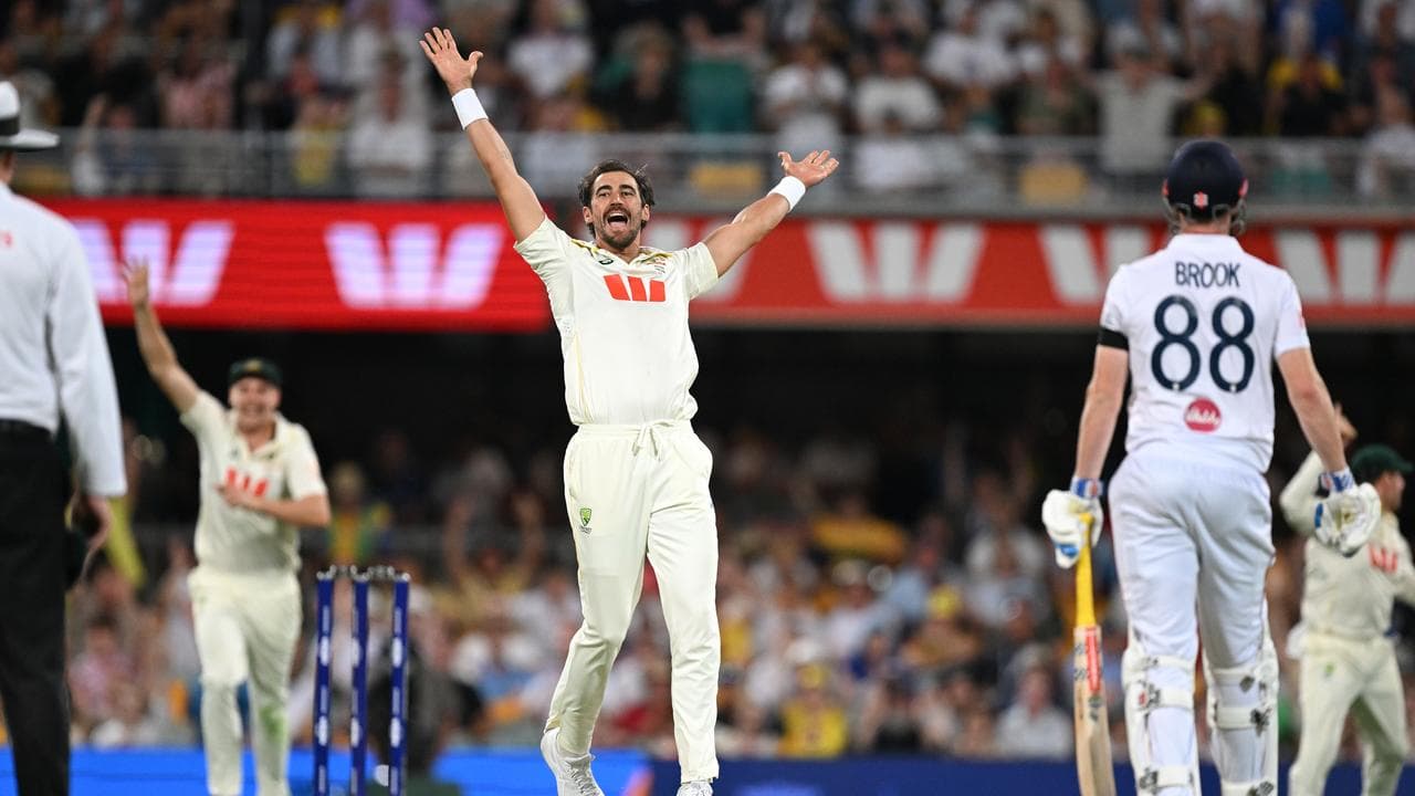 Mitchell Starc was man of the match in the Brisbane Test.