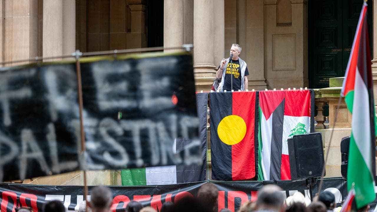 Pro-Palestinian rally