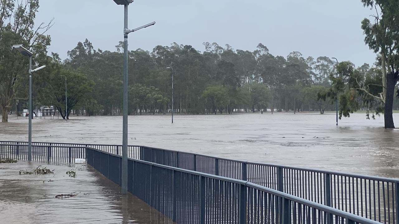 Flooding in the central Queensland town of Clermont