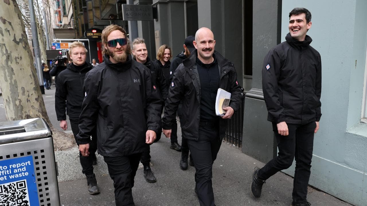 Joel Davis (left), Thomas Sewell (centre) and Jacob Hersant (file)