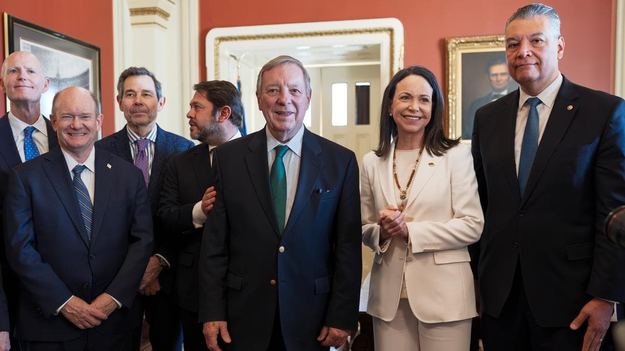 US senators meet Maria Corina Machado on Capitol Hill