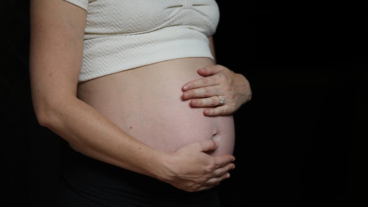 A pregnant person in Sydney