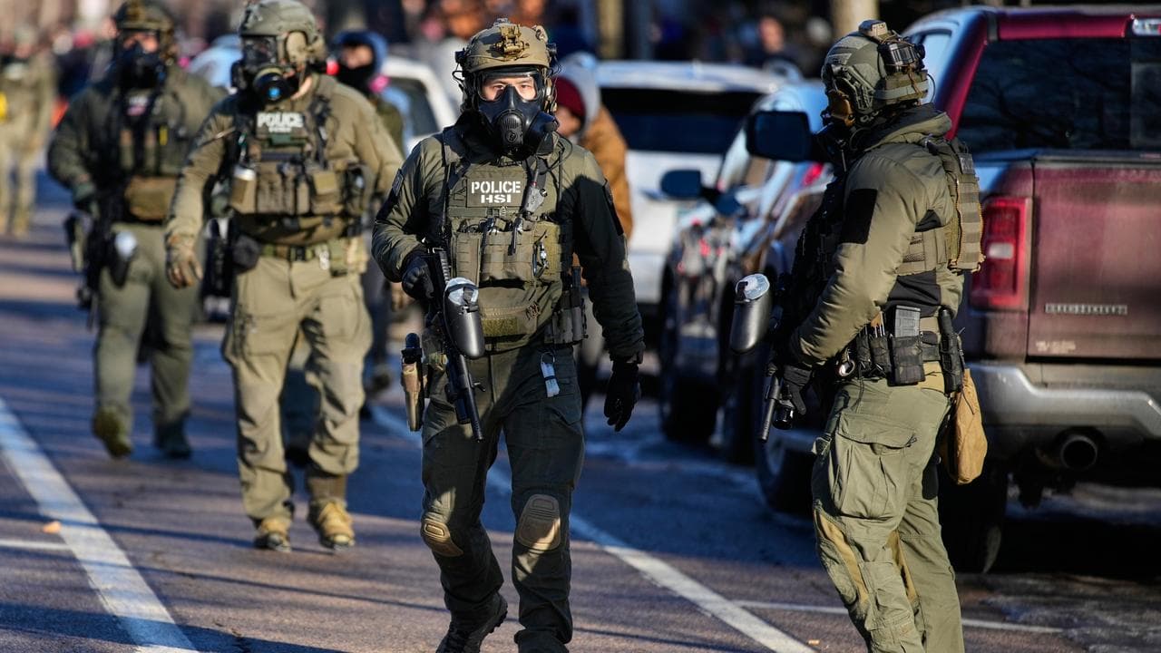 Federal immigration officers in Minneapolis