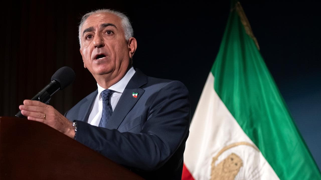 Iranian opposition leader Reza Pahlavi