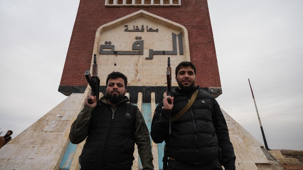 Syrian troops at Raqqa