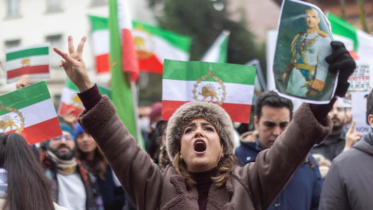 Demonstrators in Milan