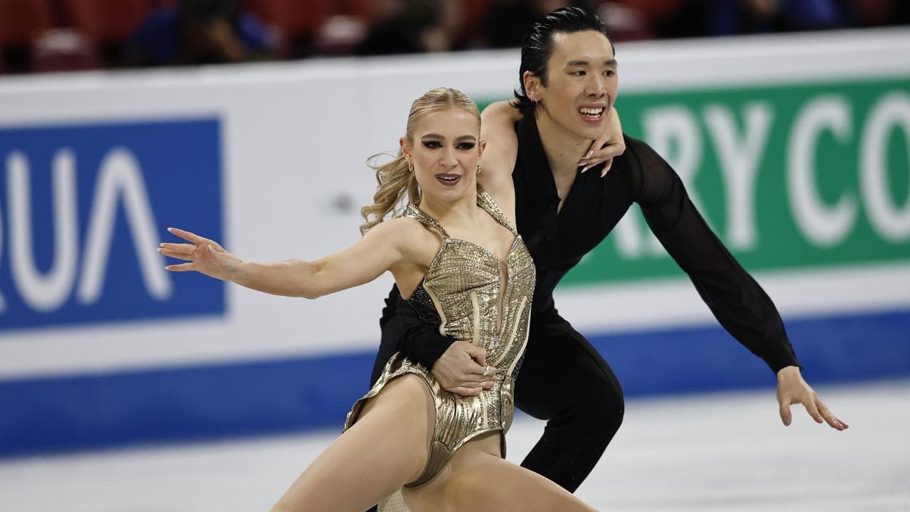 Holly Harris and Jason Chan