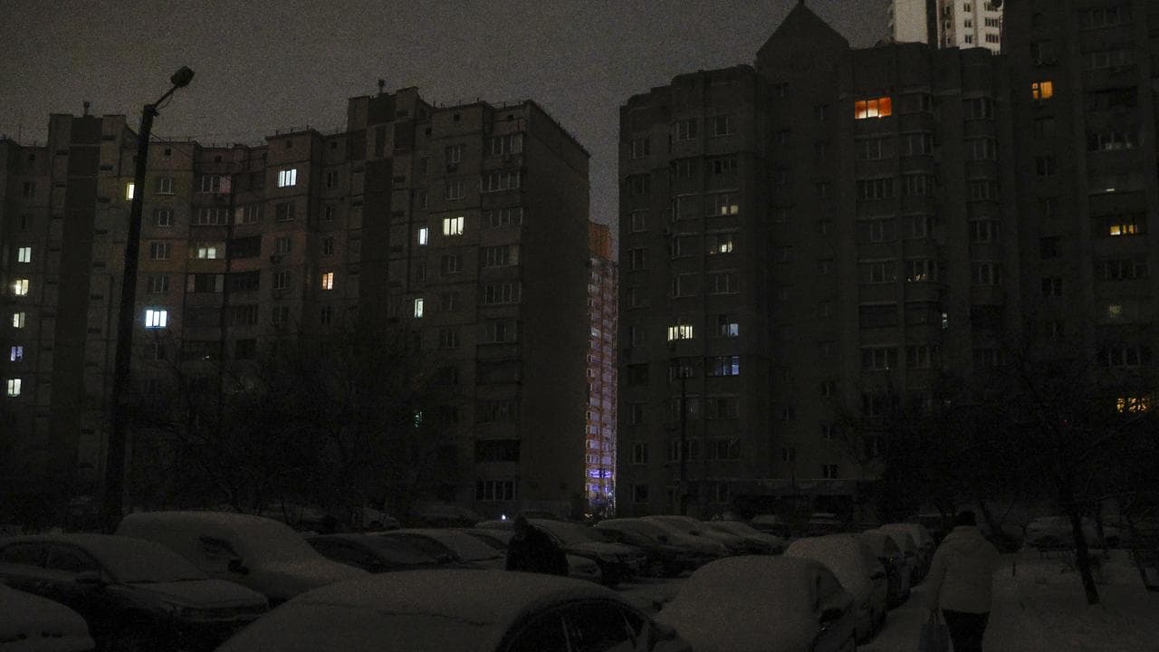 Power outages darken Kyiv