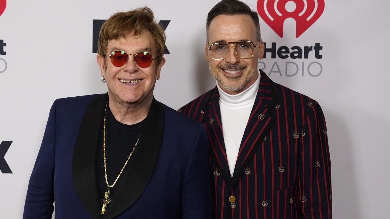 Elton John, left, and David Furnish