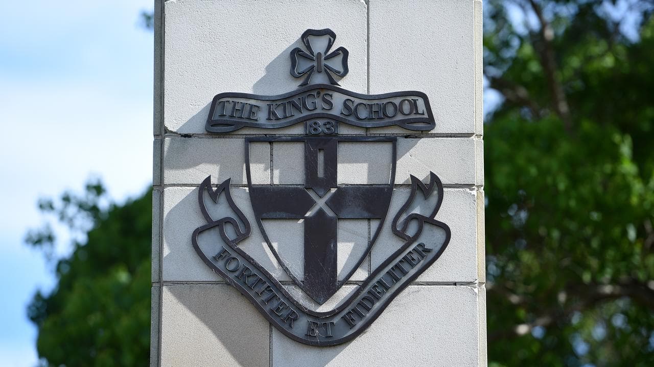 The King's School signage (file)