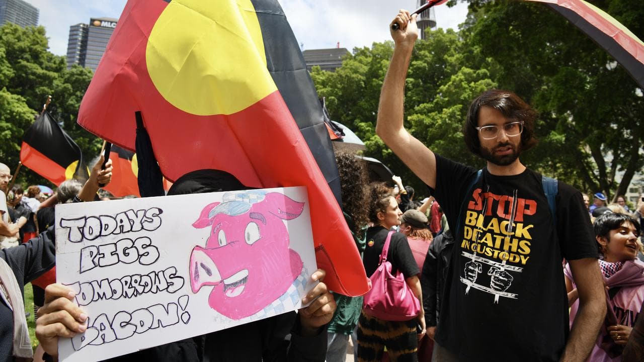 A Black deaths in custody rally (file image)