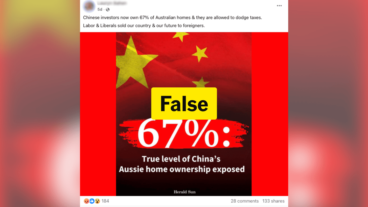 A screenshot of a Facebook post.