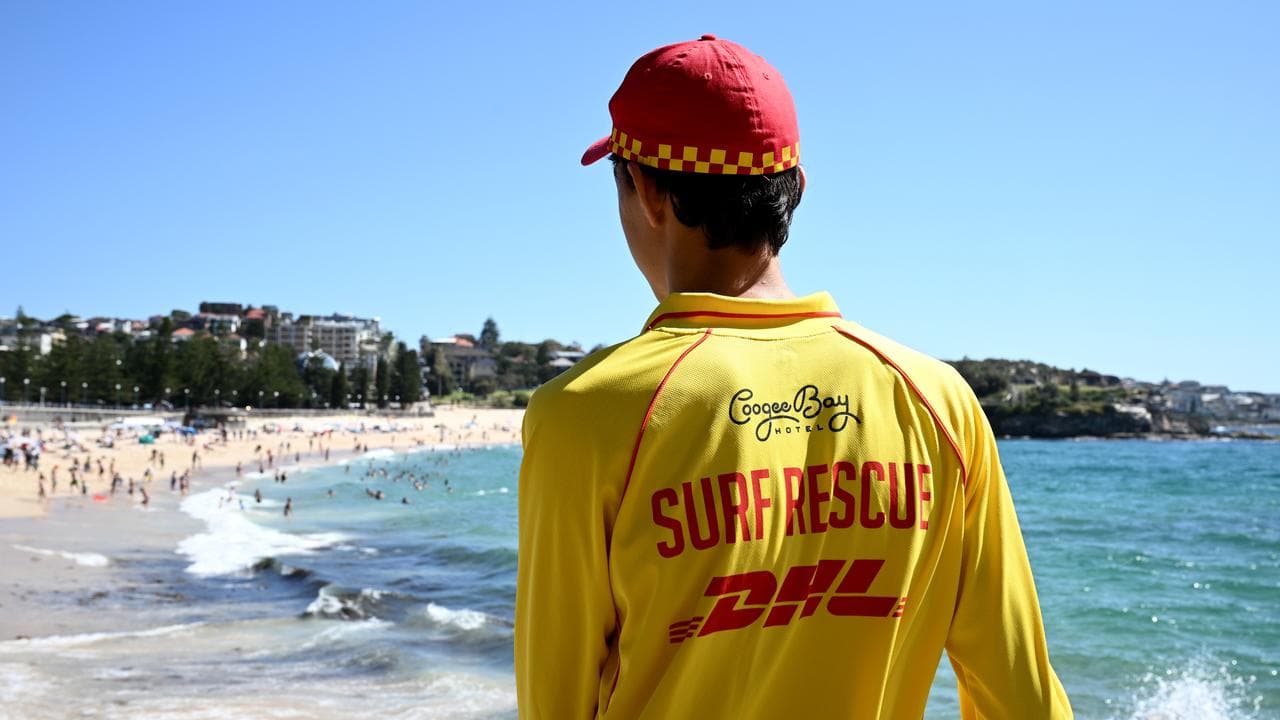 Surf lifesaver at Coogee beach
