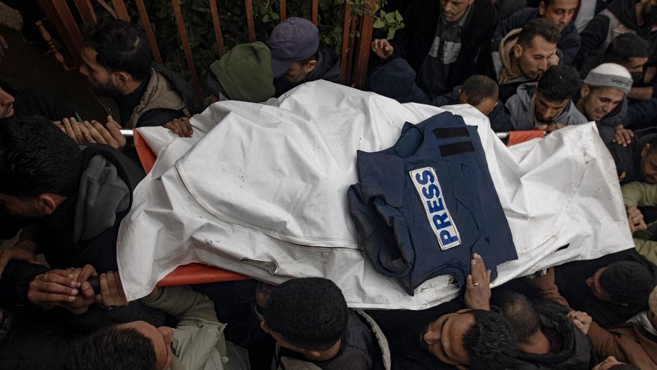 Three journalists killed in Israeli strike