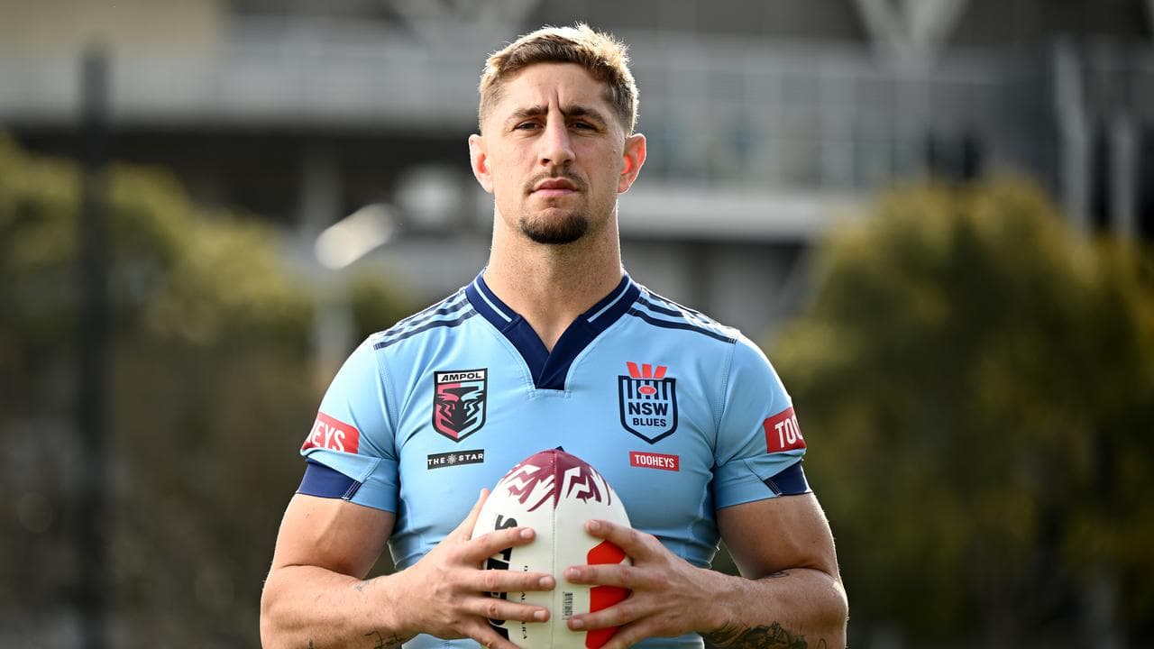 Zac Lomax at a NSW Blues training session (file)
