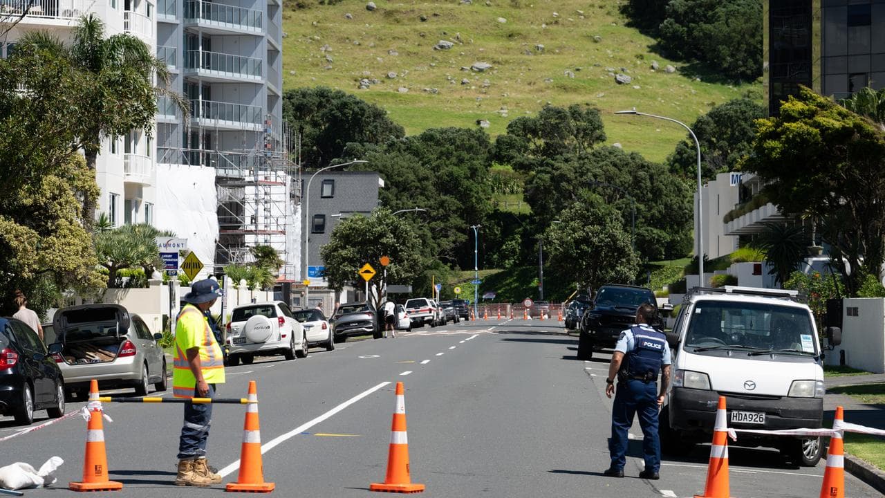 NEW ZEALAND MOUNT MAUNGANUI LANDSLIDE