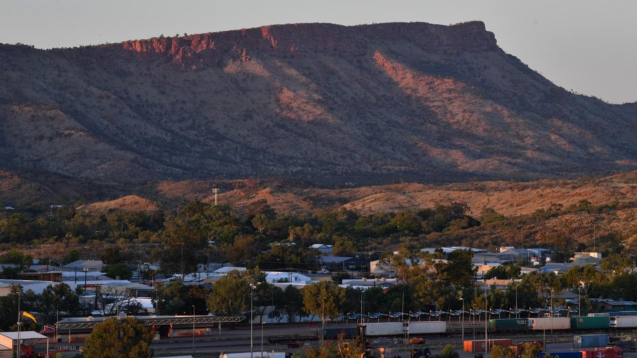 Alice Springs and Mt Gillen (file)