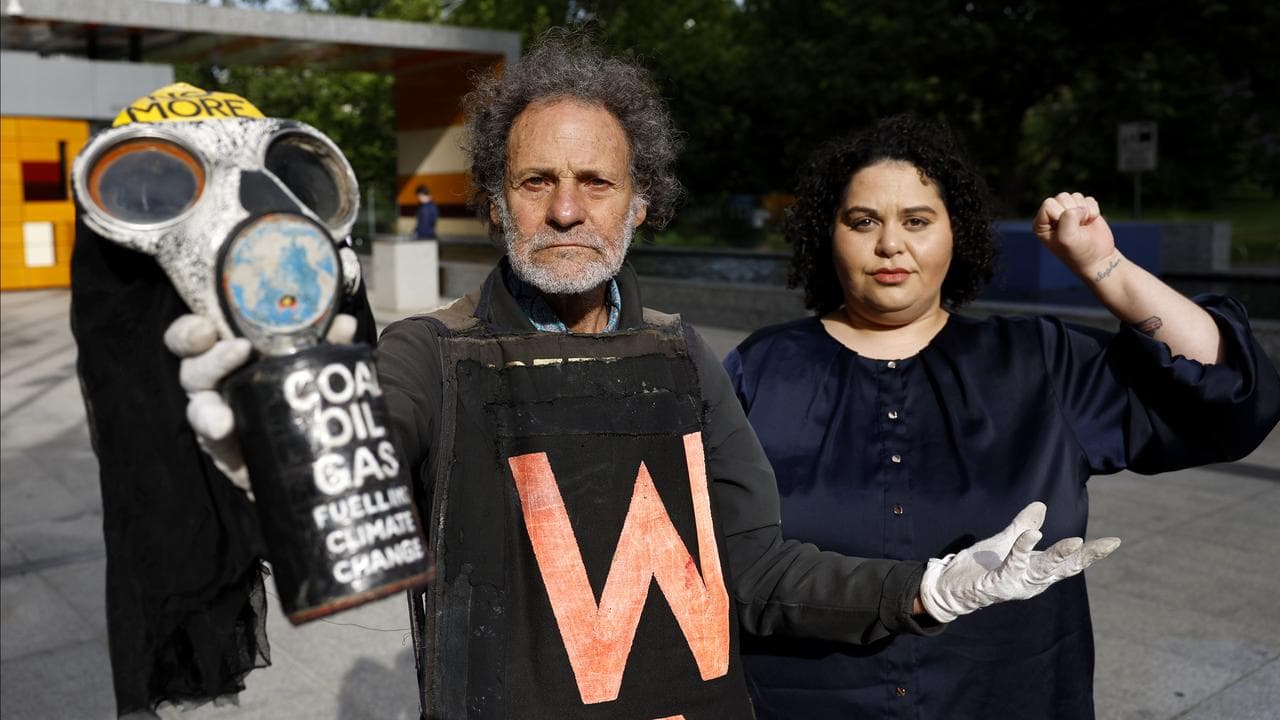 Benny Zable (L) and Tarneen Onus Browne (file)