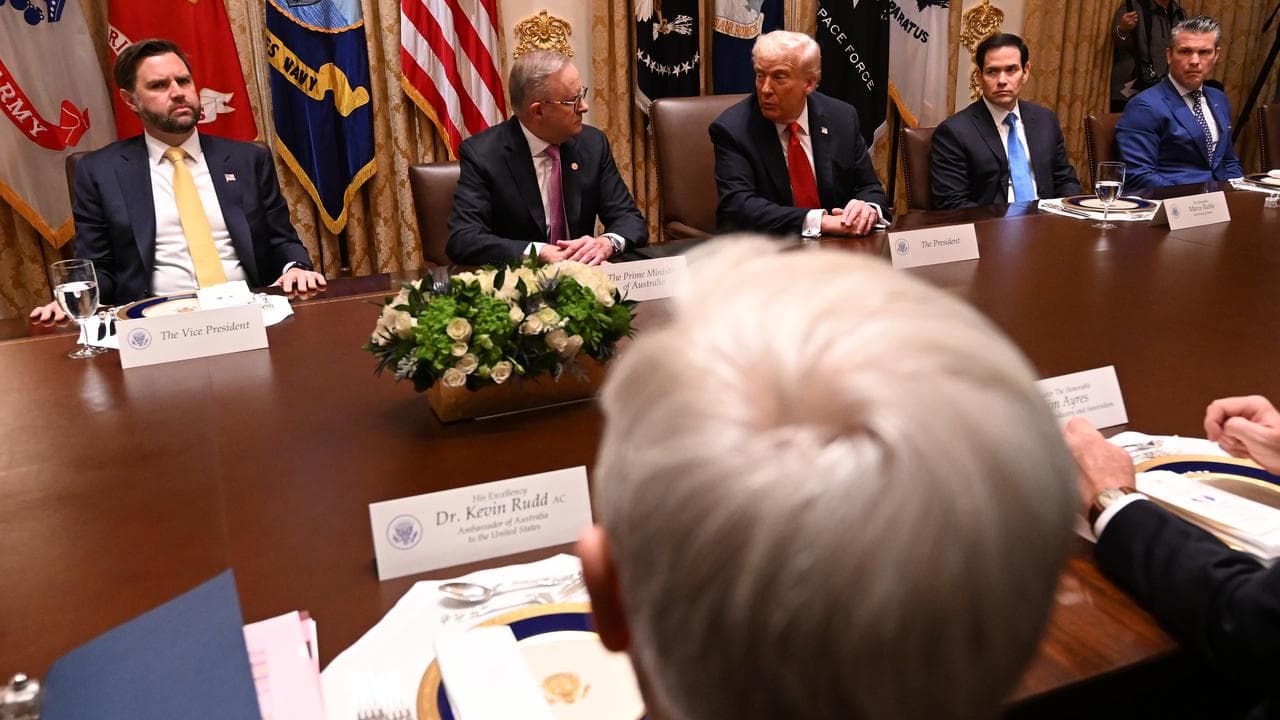 Kevin Rudd, Donald Trump and Anthony Albanese