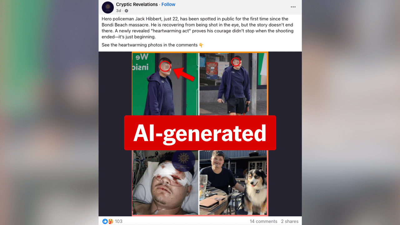 A screenshot of a Facebook post.