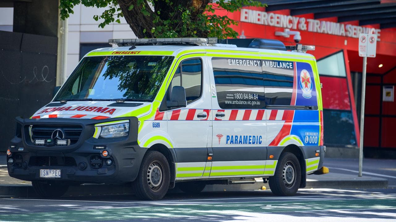 An ambulance in Melbourne (file image)