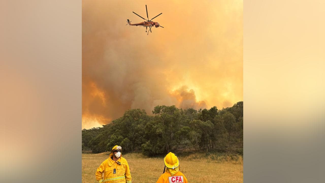 Rockbank firefighters deployed to the Otways Complex fire