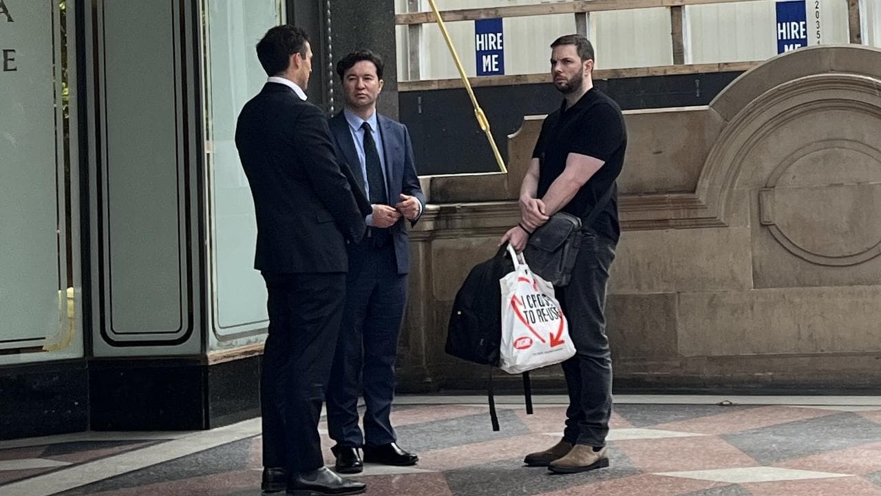 David Charles Massa (centre, file)