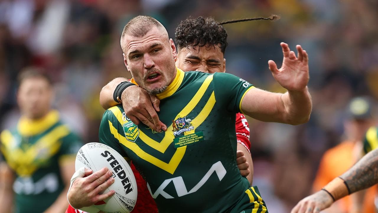 Angus Crichton has represented Australia 11 times with the Kangaroos.