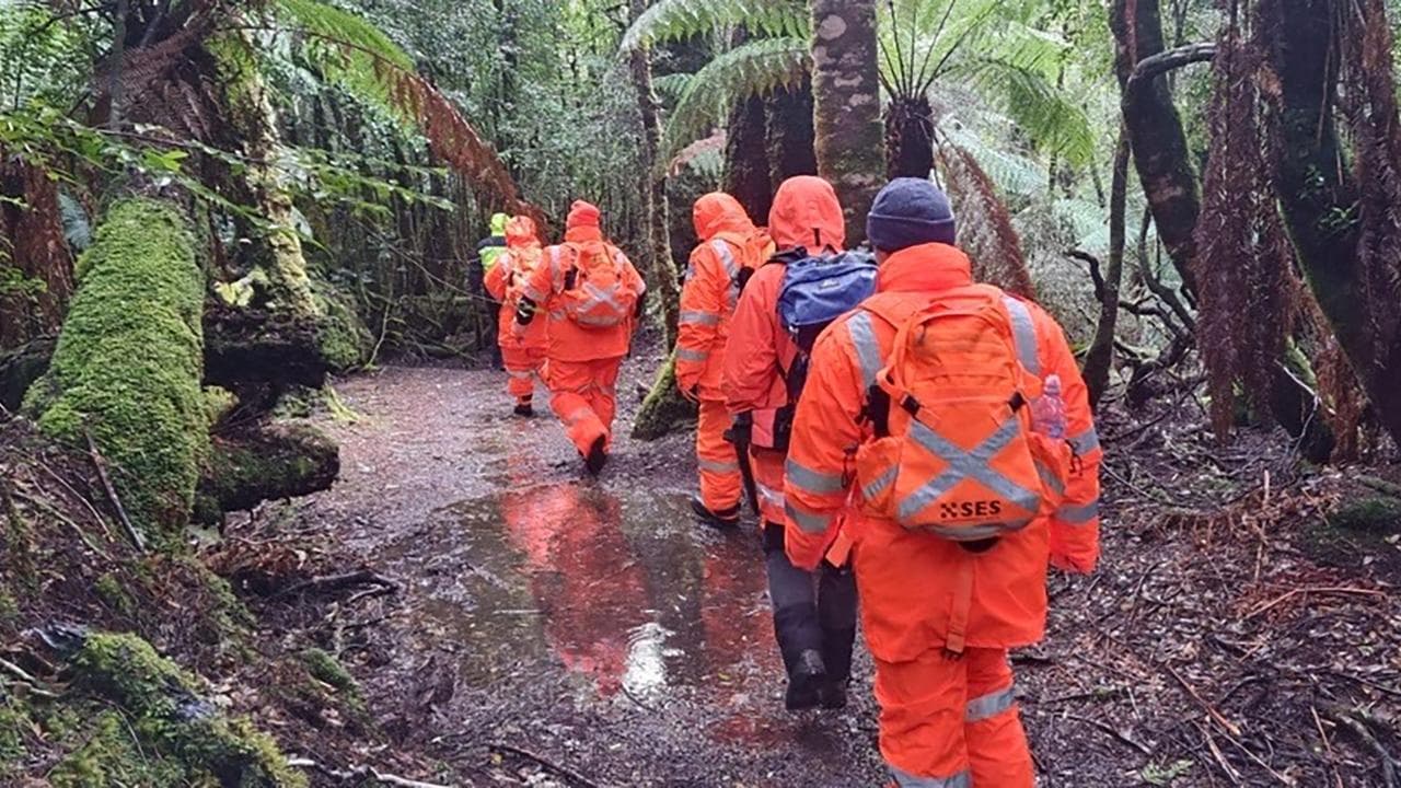 SES members searching