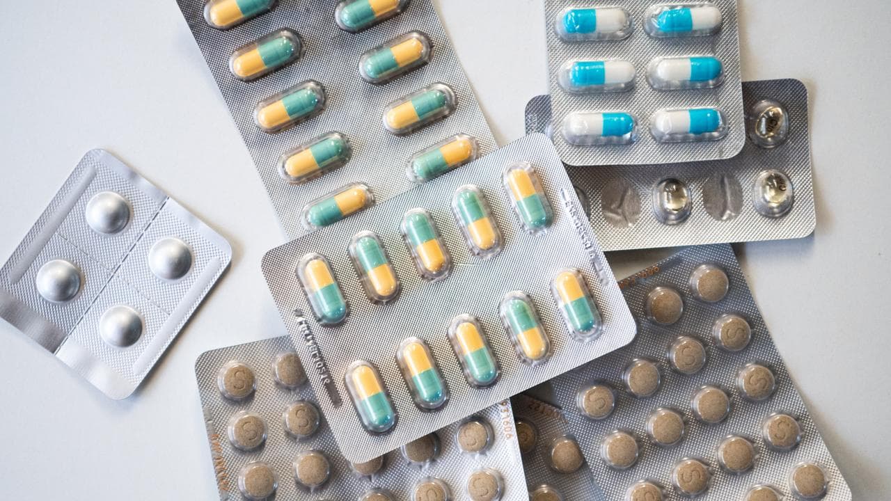 Packets of medicine tablets (file image)