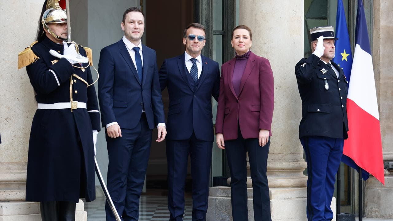Denmark, Greenland leaders visit France