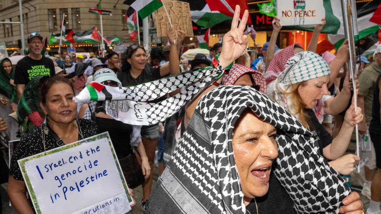 Protesters in Sydney (file)