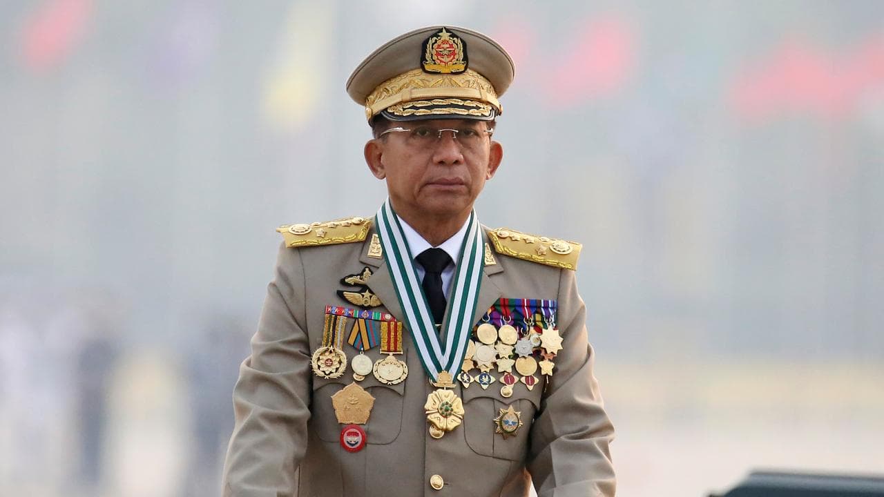 Myanmar's military chief Min Aung Hlaing