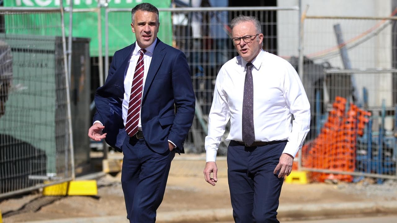 SA Premier Peter Malinauskas and Prime Minister Anthony Albanese