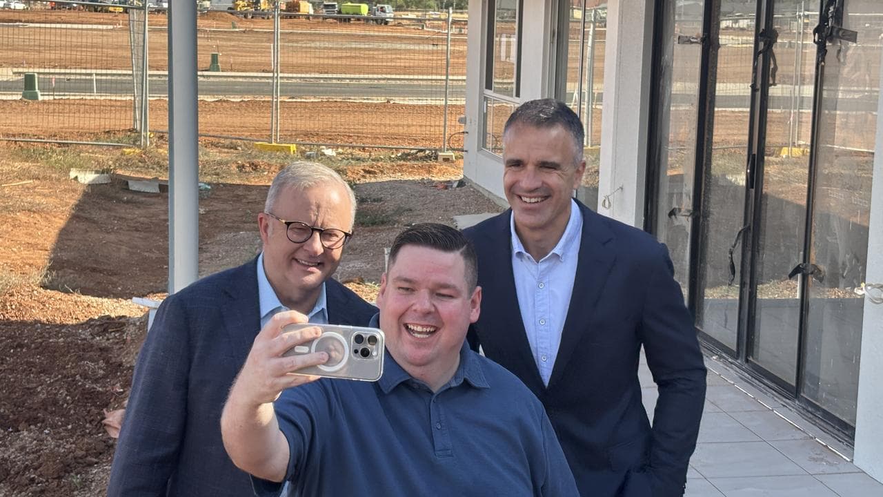 Anthony Albanese, Peter Malinauskas and John Tramontano.