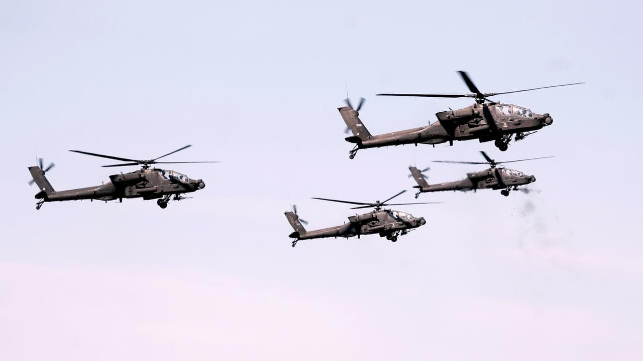 Apache attack helicopters