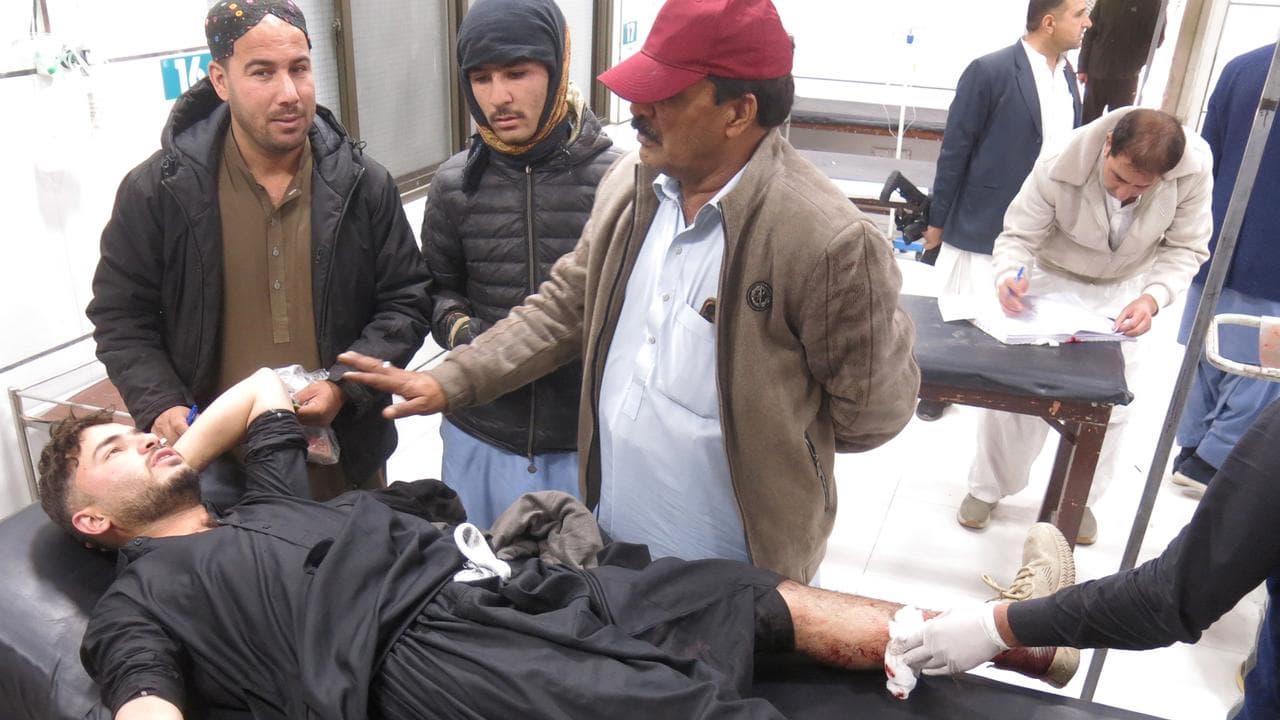 Injured treated in Quetta