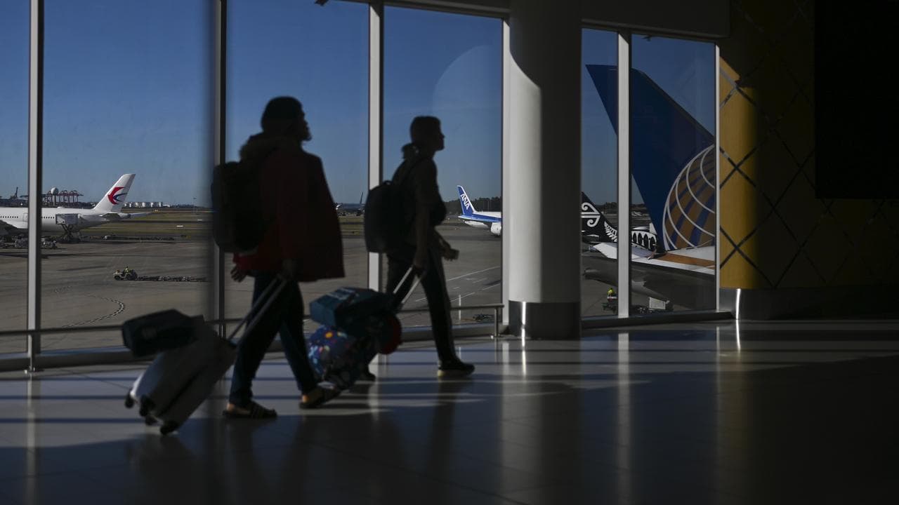 A file photo of travellers 