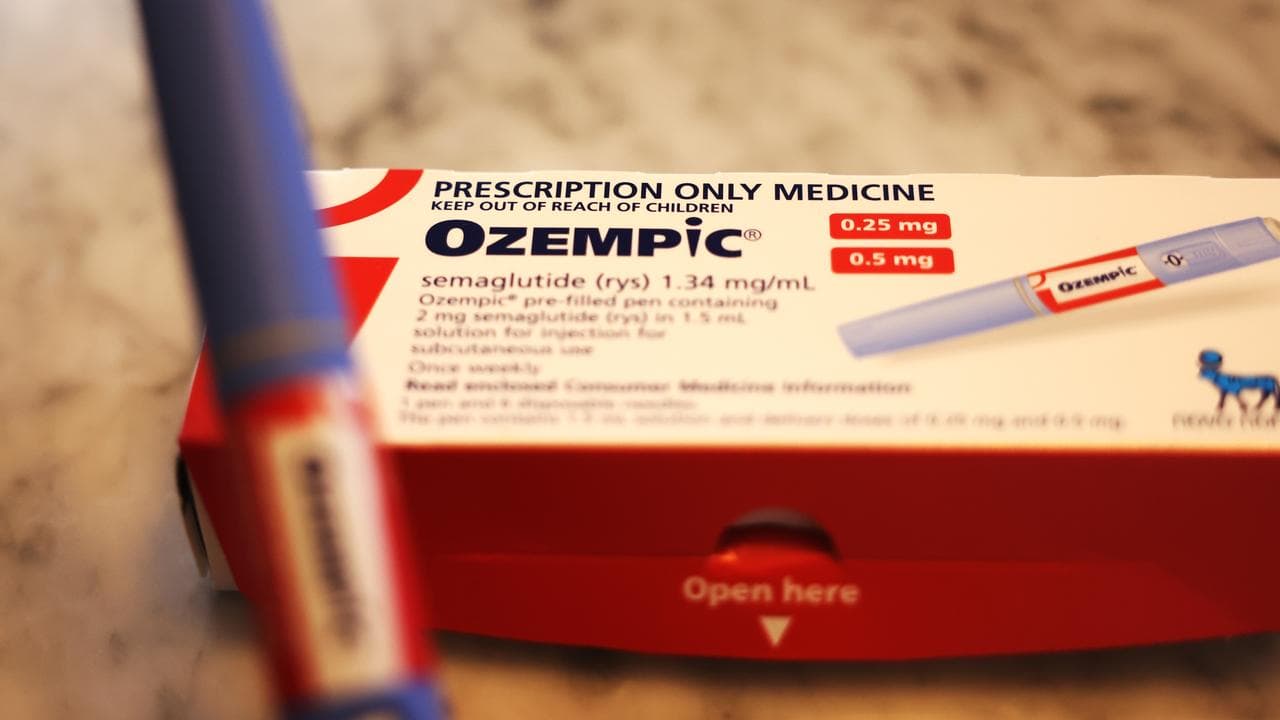 A stock photo of Ozempic medication