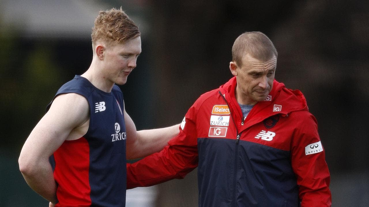 Clayton Oliver (left)