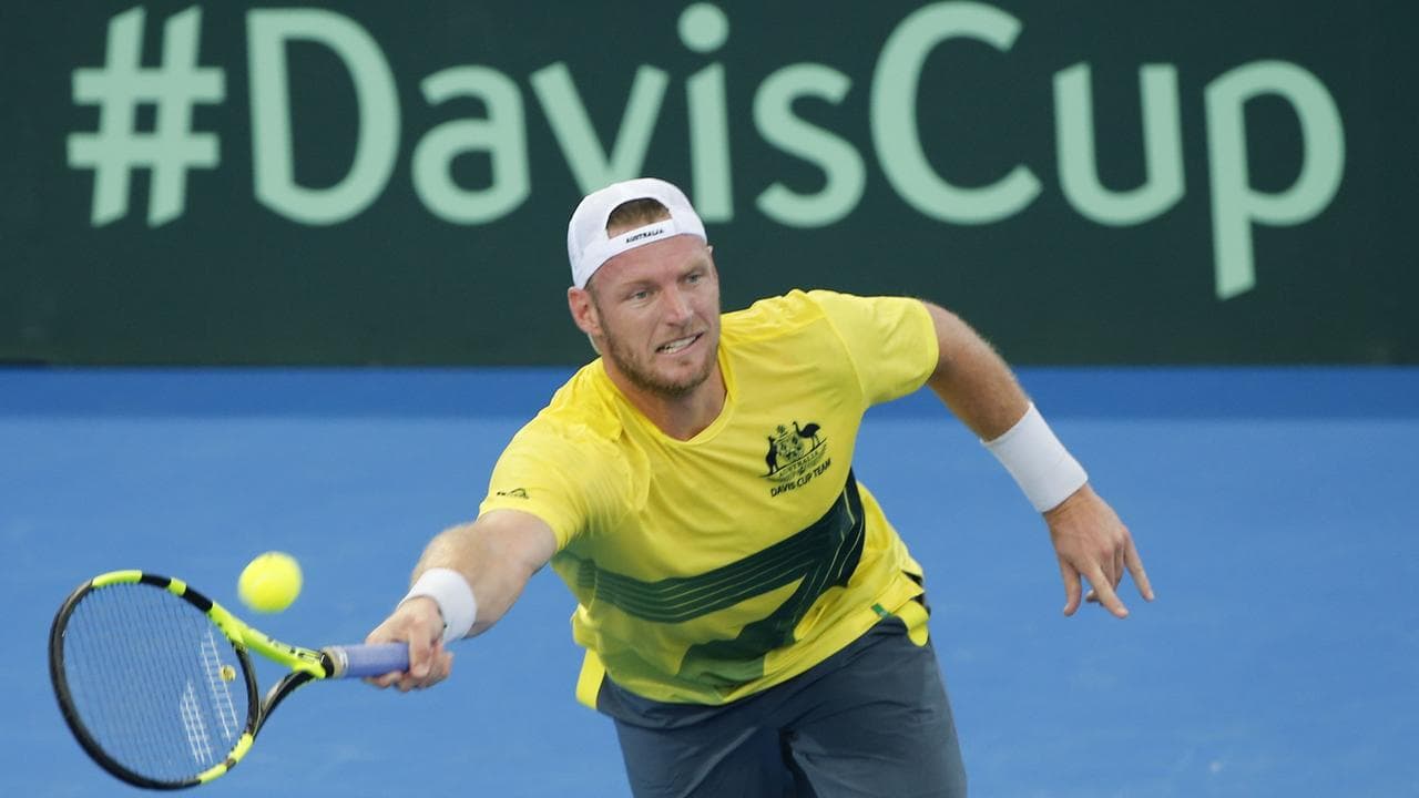 Sam Groth playing for Australia (file image)