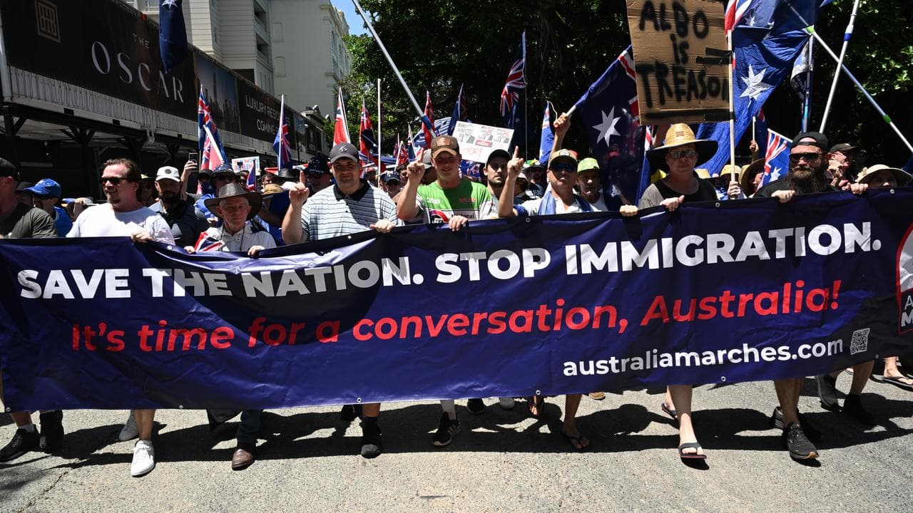 An Australia Marches rally