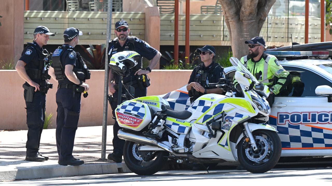 Police outside Cleveland Magistrates Court