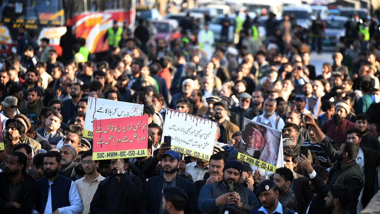 Mosque bombing in Pakistan