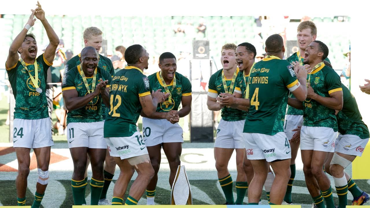 South Africa's men's team struck gold