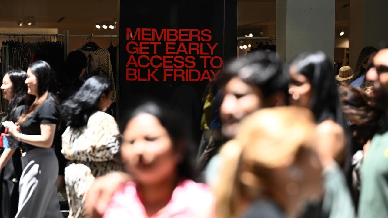 Black Friday sales signage (file image)