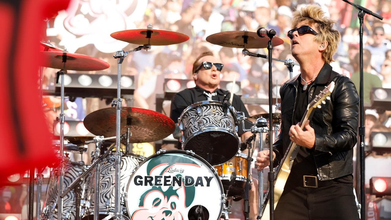 Green Day frontman Billy Joe Armstrong and drummer Tré Cool
