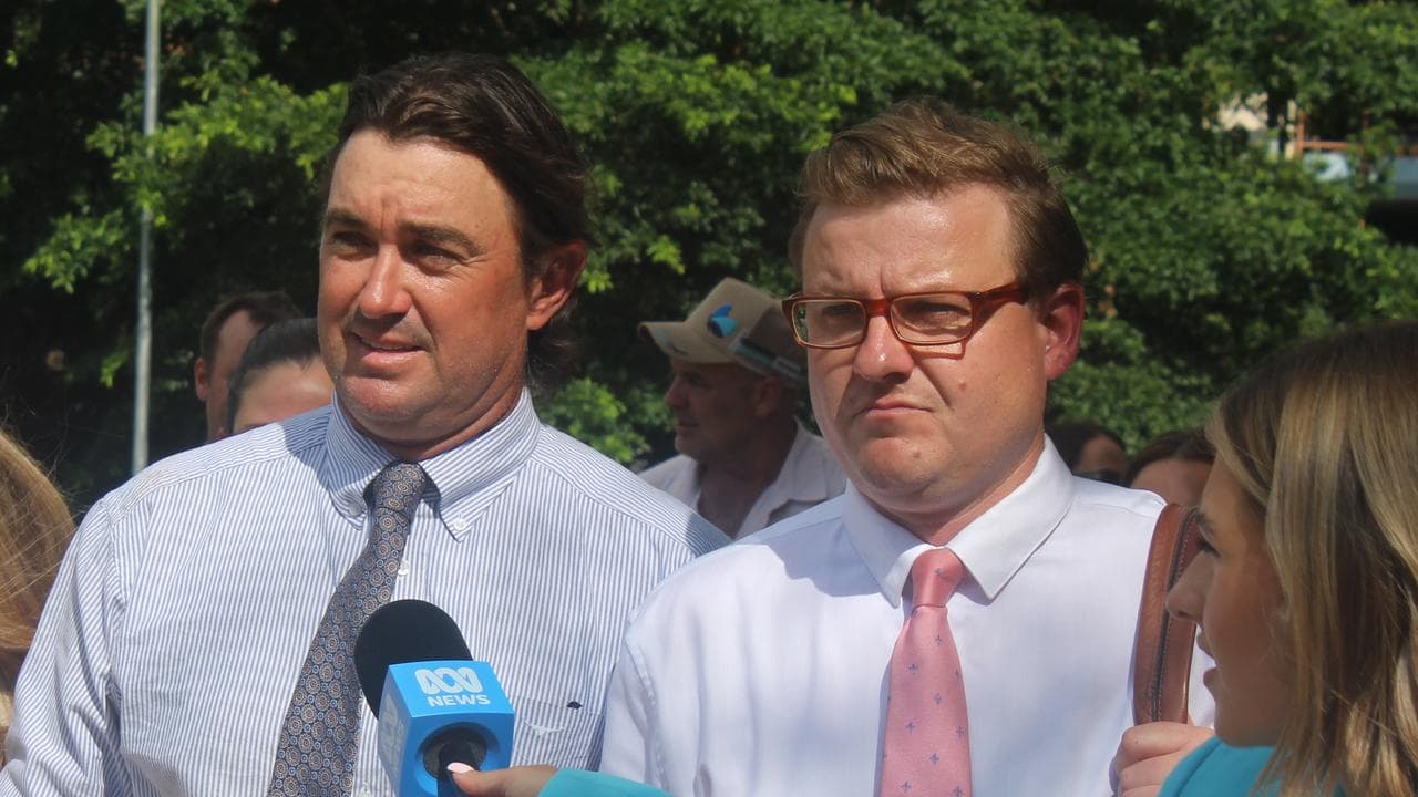 Matt Wright and Luke Officer (file)