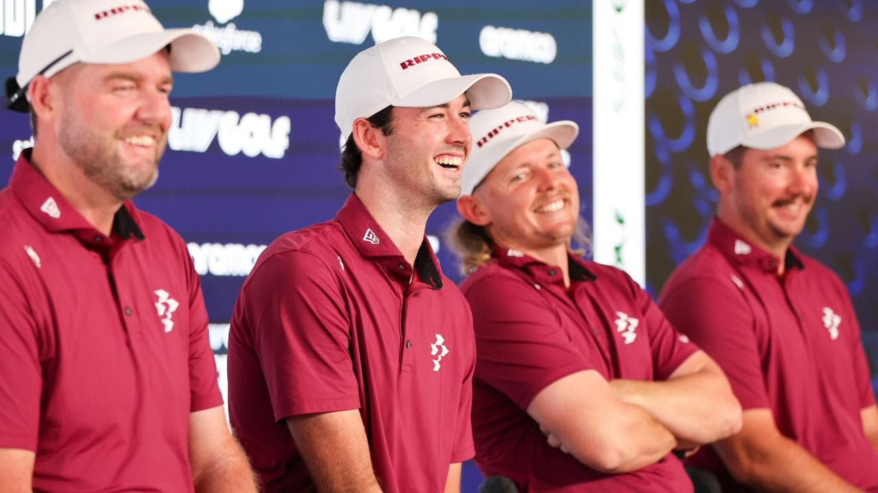 Elvis Smylie (second left) and Ripper GC teammates